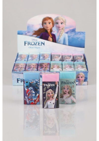 Lisanslı Frozen Elsa Dikdörtgen "2 Adet" Silgi