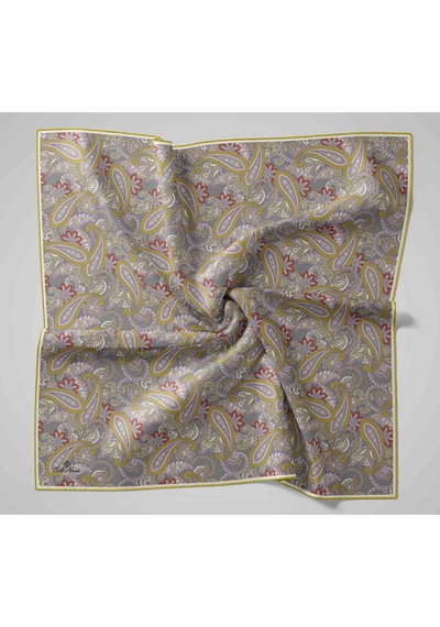 Silk Home Yaz Esintisi Eşarp 150002-09 Yeşil Gri, Yağ Yeşili, Leylak, Kiremit