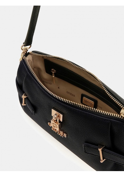 Guess Yesba Mini Üstten Fermuarlı Kadın Siyah El Çantası Hwbg7833720-bla Siyah