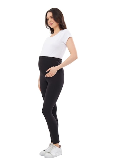 Luvmabelly Myra8200 Toparlayıcı Mevsimlik Beli Ayarlanabilir Hamile Tayt-siyah