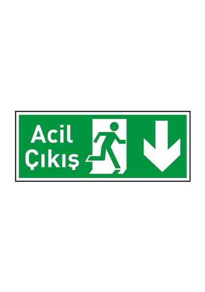Fotolümen Fosforlu Aşağı Yön Levhası Yönlendirme Levhası