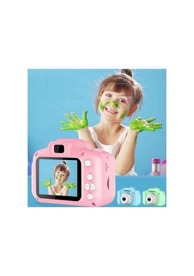 Mavi Renk Mini 1080p Hd Kamera Çocuklar Için Dijital Fotoğraf Makinesi 2.0 Inç Ekran 720-108