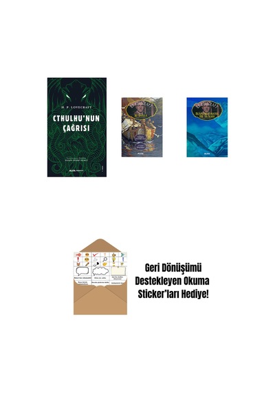 Cthulhu'nun Çağrısı + İki Novella + Bilinmeyen Kadath'a Düş Yolculuğu + Okuma Sticker'ları