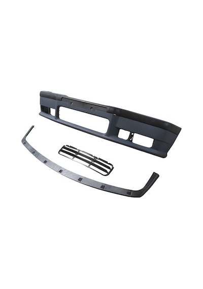 Bmw 3 Serı E36 91/98 Ön Tampon Astarlı Spoilerli/bandlı/panjurlu Mtech/m3 3 Çıtalı Izgara