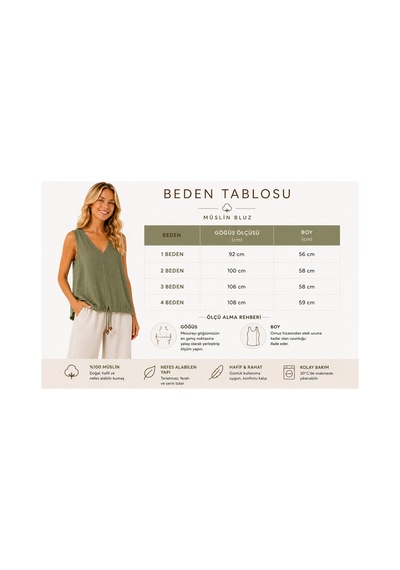 Duygu Altıntaş %100 Müslin V Yaka Ayarlanabilir Büzgülü Bluz Doğal Pamuklu Yazlık Rahat Kesim Haki - 875949841 Haki - 875949841 Haki Duygu Altıntaş %100 Müslin V Yaka Ayarlanabilir Büzgülü Bluz Doğal Pamuklu Yazlık Rahat Kesim Haki - 875949841 Haki - 875949841 Haki