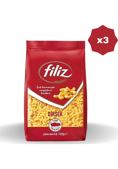 Dirsek Makarna 500 Gr - 3 Adet