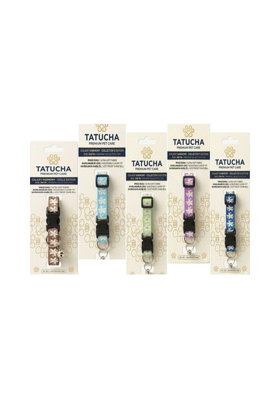 Patibon Premium Galaxy Harmony Kedi Boyun Tasması, Kahverengi, 11 X 35 Cm, Özel Koleksiyon