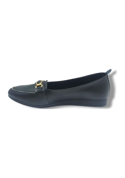 C-shoes Ys3069-26 Cilt Taşlı Elips Toka Anatomik Kadın Babet 41-42 Sıyah