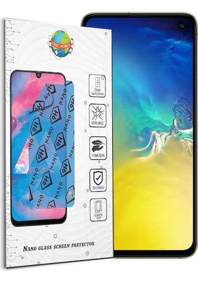 Samsung Uyumlu Galaxy S10e Nano Ekran Koruyucu Kırılmaz Esnek Cam