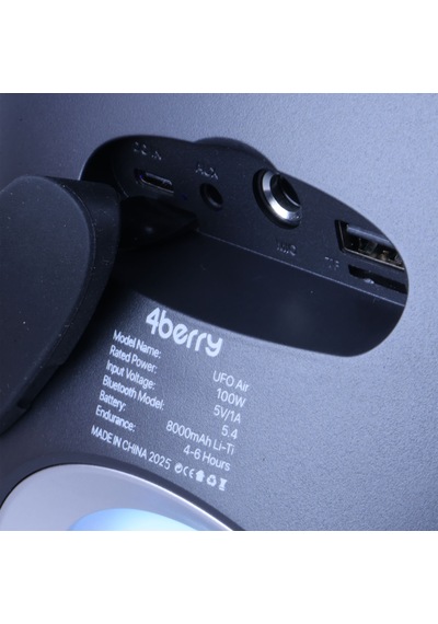 Kablosuz Hoparlör Rgb 100w Taşınabilir Speaker Uf2 - Siyah