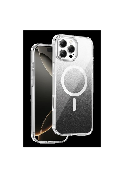Onegif Apple İphone 16 Pro Max Sora Simli Magsafe Kapak - Siyah