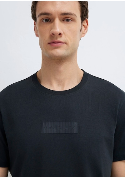 Mavi M0613270-71379 Mavi Black Logo Baskılı Tişört Erkek T-shirt Siyah