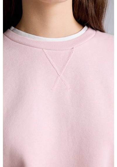 Defacto Relax Fıt Sweatshirt H2149ax26wnpn38 Pembe-pn38