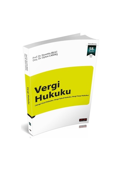 Vergi Hukuku - Nurettin Bilici, Oytun Canyaş Nisan 2026