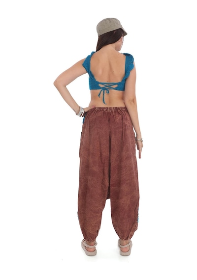 Bohem Stil Hint Otantik Yıkamalı Taşlanmış Patchwork Unisex Şalvar Pantolon-9188 Açık Kahve Açık Kahverengi Bohem Stil Hint Otantik Yıkamalı Taşlanmış Patchwork Unisex Şalvar Pantolon-9188 Açık Kahve Açık Kahverengi