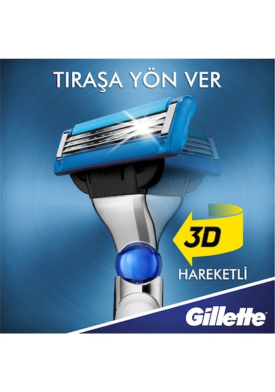 Gillette Mach3 Turbo 5 Up 3D Motion Tıraş Makinesi