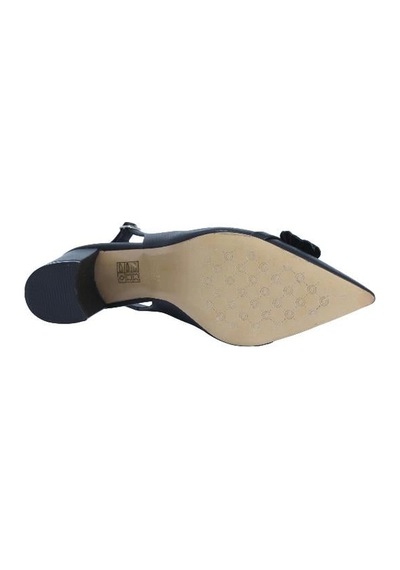 Poletto Hakiki Deri Sıyah Ayakkabı Stiletto 9841 100 V2-2424 Siyah