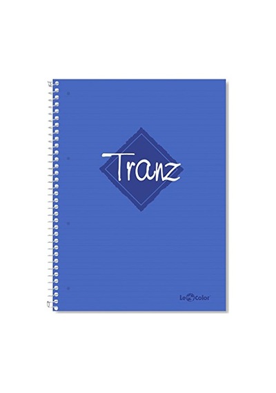 2012095 2 Tranz Pp Kapak 1.hamur Kağıt Spiralli Defter Çok Renkli