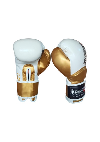 Aksaspor Dragon Carbon 5 Muay Thai Boks Ve Kick-Boks Eldiveni Beyaz