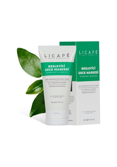 Licape-besleyici Gece Maskesi Çay Ağacı Özlü 50ml Sku: Smg8690010492708