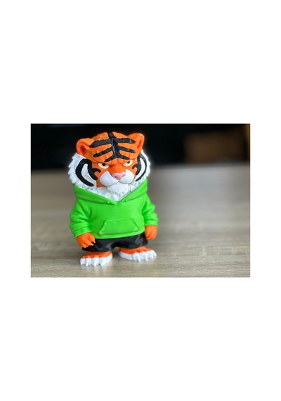 Kapüşonlu Kaplan Figürü 10cm