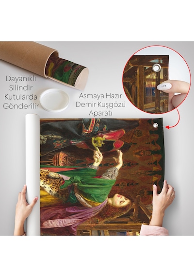 Frederick Sandys'in 1864 Tarihli Bir Cadı Duvar Örtüsü-7304
