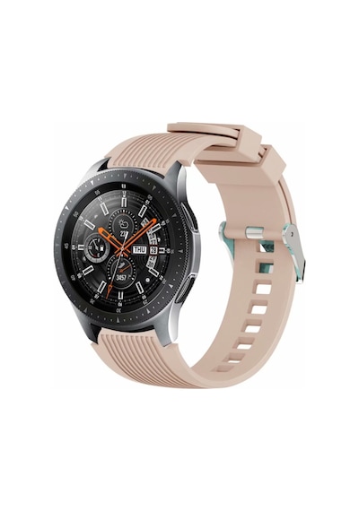 ​​Samsung Galaxy Uyumlu Watch Gear S3 / 46Mm / 3 45Mm Kordon Çizgili Sil