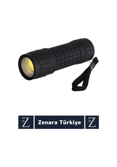 Premium Kamp Avcı Balıkçı Güvenlik Deprem Enerji Tasarrufu Güçlü Beyaz Işık Pilli Mini El Feneri Çok Renkli