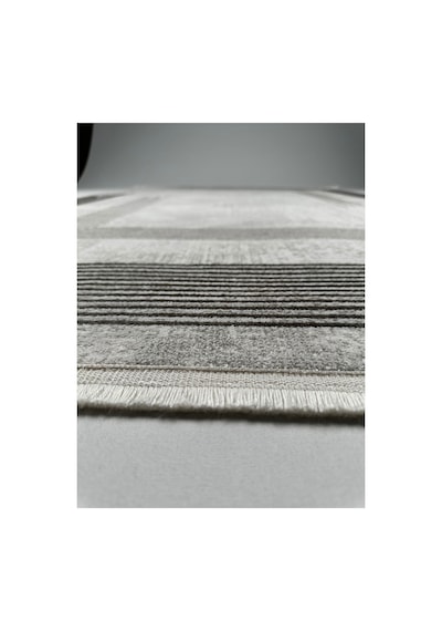 Merinos Vista Gri %100 Akrilik Halı Yumuşak Dokulu Modern Salon Oturma Odası Halısı 39402-98