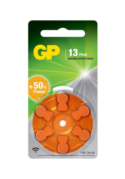 Gp Za13 1.4v Düğme Kulaklık Pili 6'lı Paket