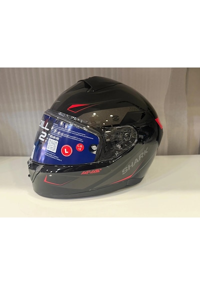 Kask Shark Rıdıll 2 Mekarıum Black Anthracite Red Siyah/kırmızı