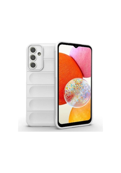 Samsung Galaxy A05S Uyumlu Silikon Kılıf - Kamera Korumalı Esnek Yeni Nesil Airbag Kapak-Beyaz