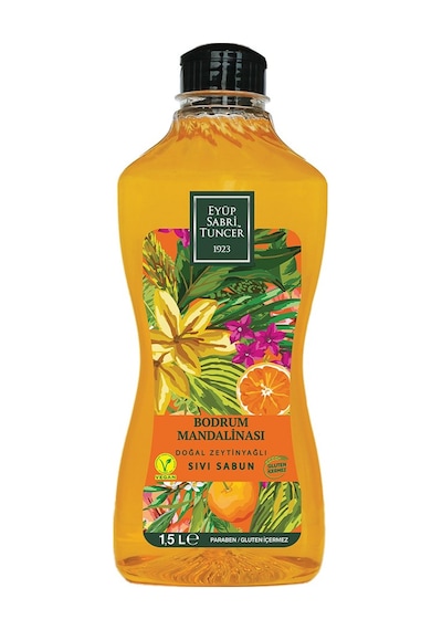 Eyüp Sabri Tuncer Bodrum Mandalinası Doğal Zeytinyağlı Sıvı Sabun 1500 ML