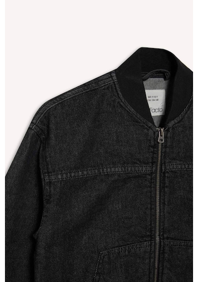 DeFacto Erkek Çocuk Kolej Yaka Bomber Jean Ceket D6538A825SPNM36 DeFacto Erkek Çocuk Kolej Yaka Bomber Jean Ceket D6538A825SPNM36