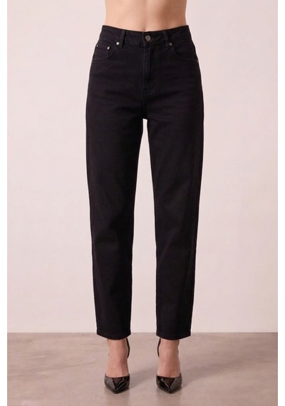 Guitar Tapered Fit Siyah Jean Pantolon
