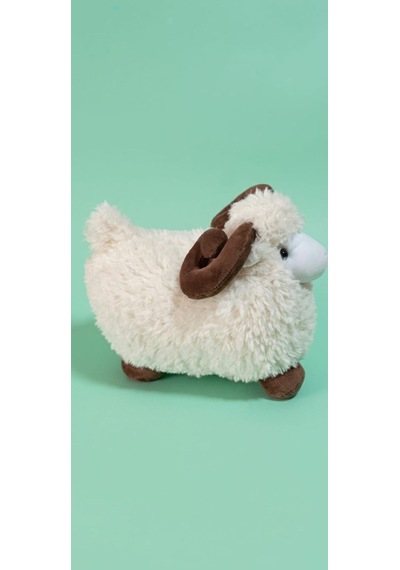 Peluş Kuzu 30 Cm Krem-kahverengi