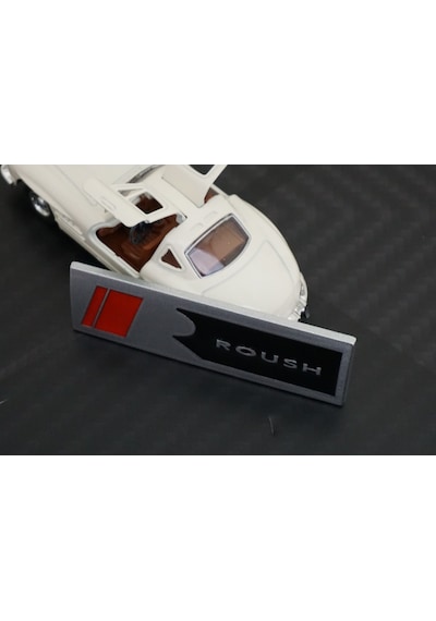 Ford Mustang Roush Bagaj Body Logo Krom Metal 3M Plaka N11.2429