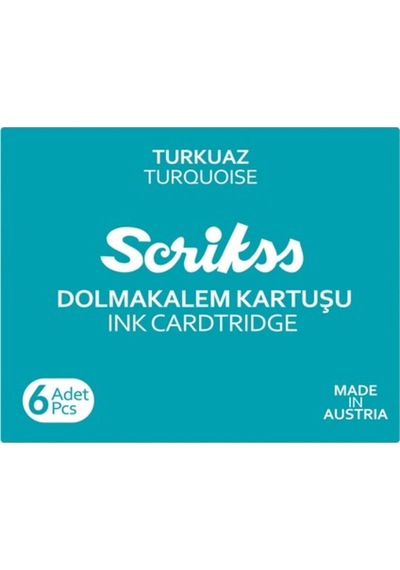 Dolmakalem Kartuşu 6'lı Kutu Turkuaz Diğer