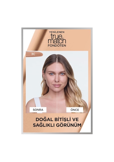 L'Oreal Paris True Match Fondöten 3C3R Rose Beige 30 ML
