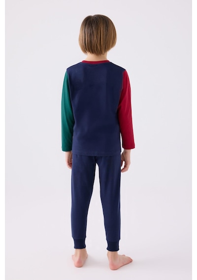 U.s. Polo Assn. 1919 Authentic Brand Erkek Çocuk Uzun Kol Pijama Takım Lacıvert