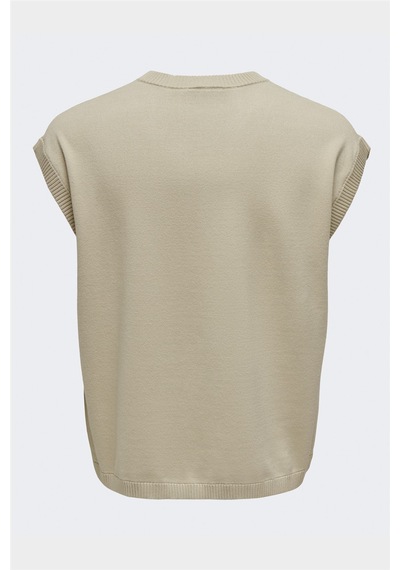 Only & Sons Onslusım Lıfe Rlx 12 V-neck Vest Knıt Erkek Gri Yelek - 22030784 Gri