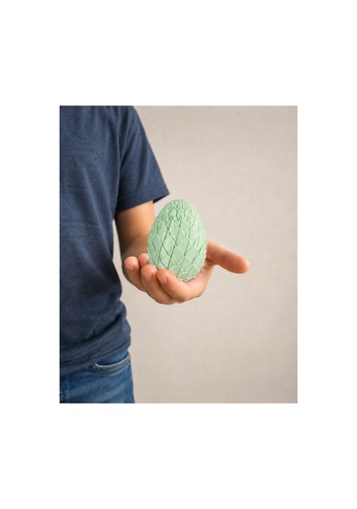 Alvera Dönüşen Ejderha Yumurtası 3d Baskı Twisty Fidget Oyuncağı-mint