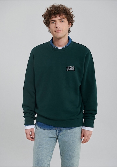 Mavi - Mavi Logo Baskılı Yeşil Sweatshirt 0611716-81570 Yeşil