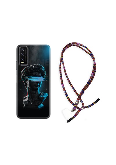 Vivo Y11S Kılıf Rasta Boyun Askılı Alone 1668