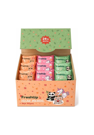 Freshup Islak Mendil 20 Yaprak 24'lü Set