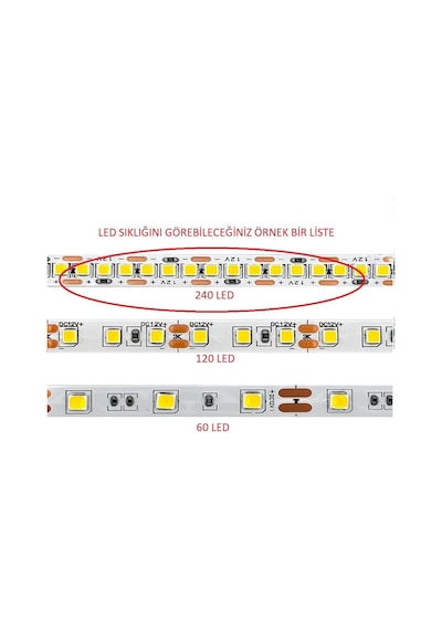 Cata Gold 240 Ledli İç Mekan Şerit Led Gunışığı Işık Ct-4538 Seçenekler