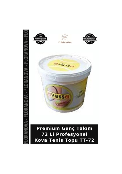 Premium Genç Takım 72 Li Profesyonel Kova Tenis Topu Tt-72