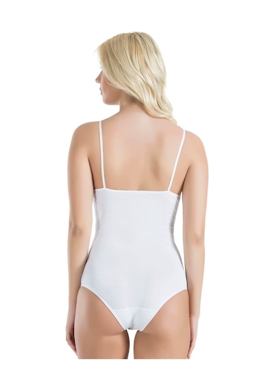 Moon Wear İp Askılı Dantelli Kadın Body 334 Siyah