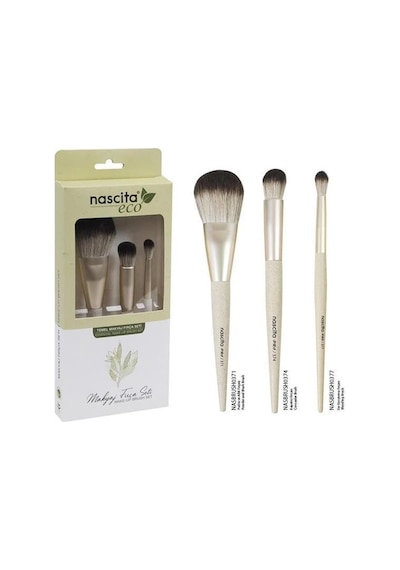 Nascita Eco Essential Make Up Brush Makyaj Fırça Seti 3lü