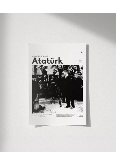Çerçevesiz Poster Harf Devrimi